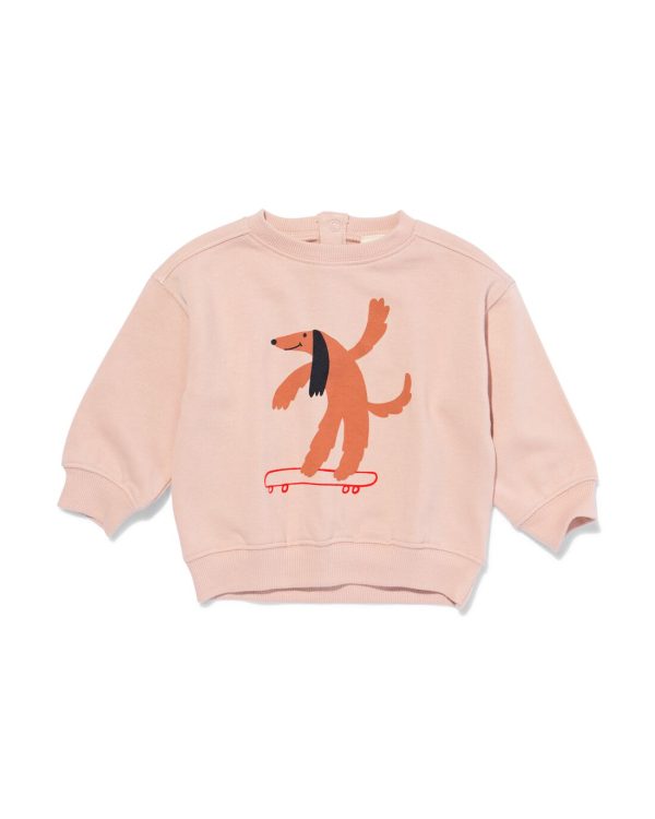 babysweater hond oudroze